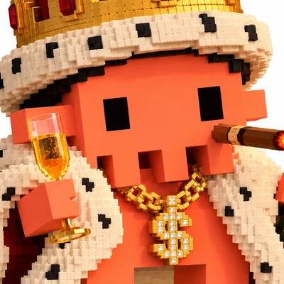 super rich code, posing for the coin